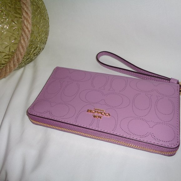 Coach 2876 Perforated Signature Phone Wristlet - Picture 6 of 7